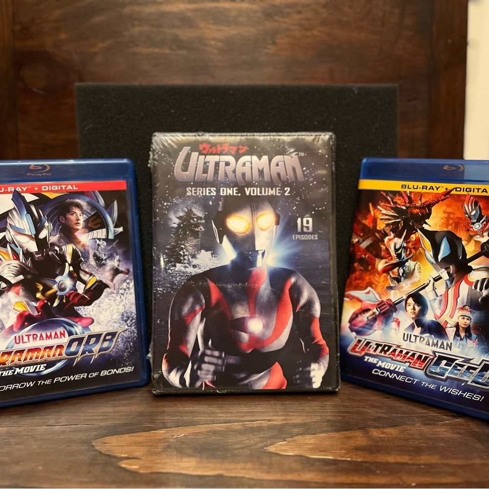 Ultraman Series One Volume 2 + 2 Blu-ray movies (Orb & Geed)
